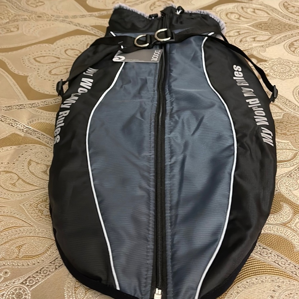 Dog coat.